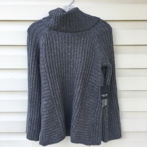 Simply Vera Wang-Turtle Neck Bell Sleeve Sweater